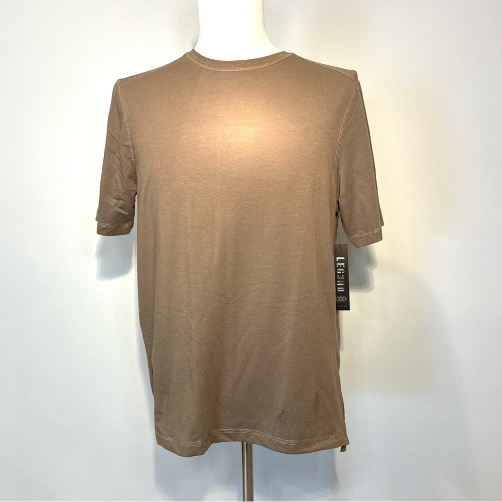 Men's Short Sleeve Tee in Brown, Size M